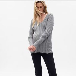 GAP Maternity Lightweight Ribbed Sweater